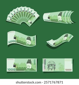 It's 10,000 won in Korean currency.