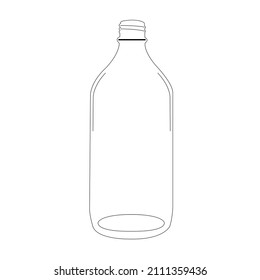 Bottle with no cap vector Images, Stock Photos & Vectors | Shutterstock