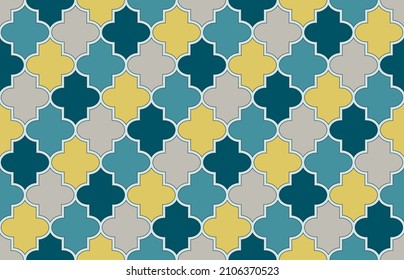 1001 Night Arabesque. Eastern Mubarak Mosaic. Traditional Islamic Lantern Background. Tender Moroccan Seamless Pattern. Ramadan Kareem Noble Design. Moroccan Seamless Pattern. Mosque Window Motif.