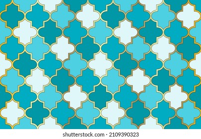 1001 Night Arabesque. Mosque Window Pattern. Traditional Islamic Lantern Ornament. Eastern Mubarak Mosaic. Moroccan Seamless Pattern. Ramadan Kareem Tender Motif. Elegant Moroccan Seamless Pattern.