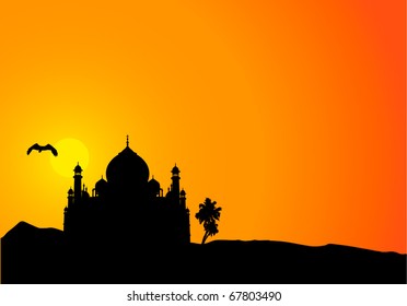 1001 nights vector background