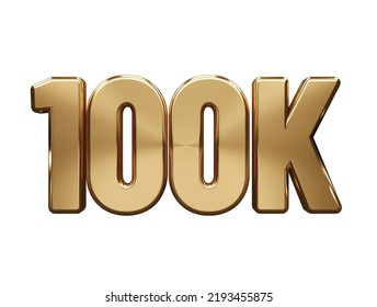 100k follower text effect vector