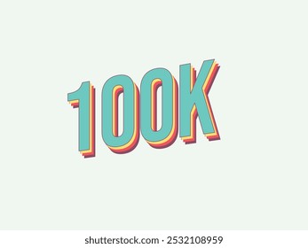 100K Obrigado seguidores, Assinantes