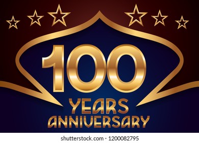 100th Anniversary numbers. background for anniversary

