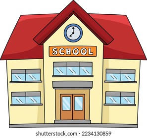 100° Día De La Caricatura Colorida Clipart