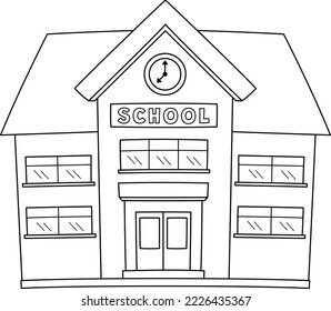 100th Day Of School Isolated Coloring Page 