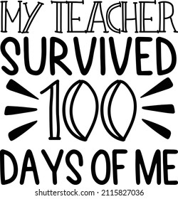 100th days school, teacher t shirt design 