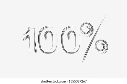 100th Years Anniversary Celebration Design. 100% free Banner.
