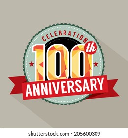 100th Years Anniversary Celebration Design