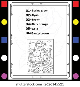 101 Color by number coloring book for adult