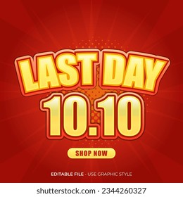 1010 shopping day festival flyer