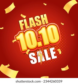 1010 shopping day text effect festival flyer
