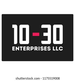 10-30 Logo, numerical logo