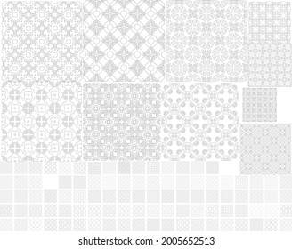 104 Universal different geometric striped patterns . vector texture can be used for wrapping wallpaper, pattern fills, web background,surface textures. Set of monochrome ornaments