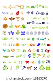 105 Vector  - collection - vector symbols-sign