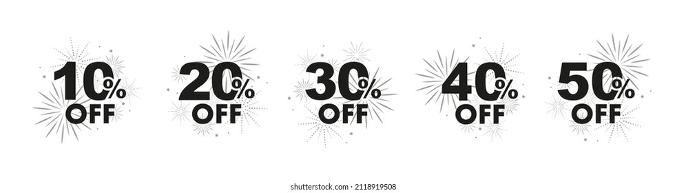 10,50%off sign on white background