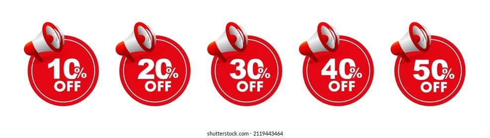 10,50%off sign on white background