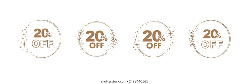 10,50%OFF-Zeichen auf weißem Hintergrund