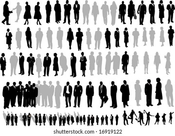 106 Silhouette of people