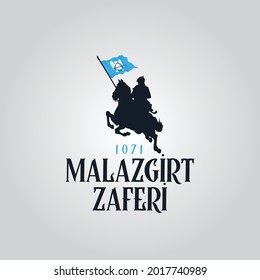 1071 Malazgirt Zaferi, anadolu selçuklu devleti. Translation: 1071 Malazgirt battle victory, Anatolian Seljuk State, illustration
