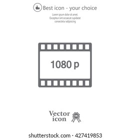 1080p Full HD sign