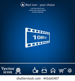 1080p Full HD sign