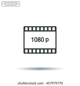 1080p Full HD sign
