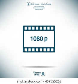1080p Full HD sign