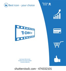 1080p Full HD sign