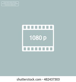 1080p Full HD sign