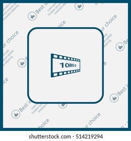 1080p Full HD sign