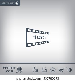 1080p Full HD sign