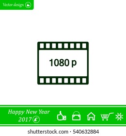 1080p Full HD sign