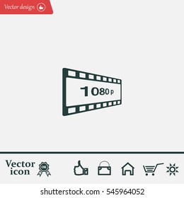 1080p Full HD sign