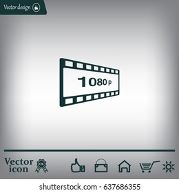 1080p Full HD sign
