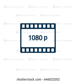 1080p Full HD sign