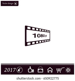 1080p Full HD sign