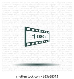 1080p Full HD sign