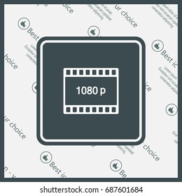 1080p Full HD sign