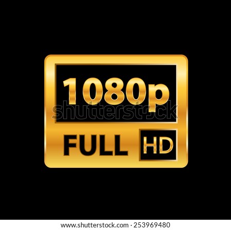 1080p Full HD sign