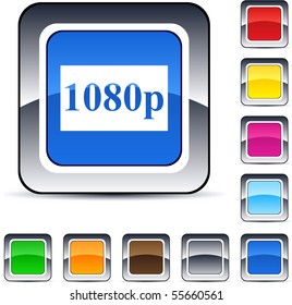 1080p glossy square web buttons.