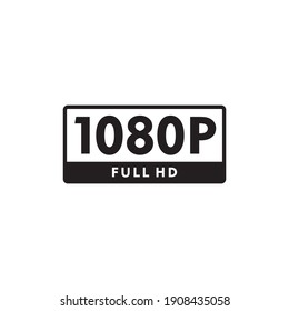 1080p icon symbol sign vector