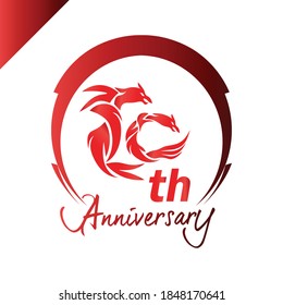 10.ª. Plantilla de diseño de aniversario. emblema del décimo aniversario para celebración, tarjeta de invitación y tarjeta de saludo.