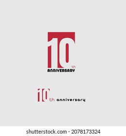 10th Anniversary Logo Type, 10th Logo