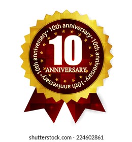 10th anniversary medal frame