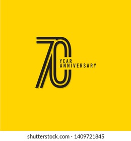 10th anniversary vector template. Design for celebration, greeting cards or print.