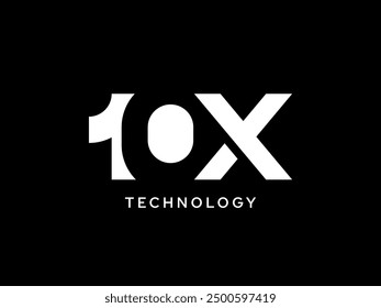 10x ten technology number logo icon design for company and business.jpg