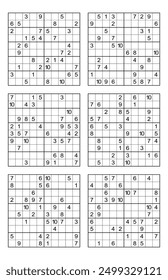 10X10 Sudoku Spiel Set mittel schwer.