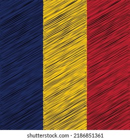 11 de agosto Diseño de la bandera del Día de la Independencia de Chad