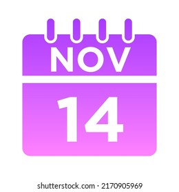 11- Nov - 14 Glyph Gradient